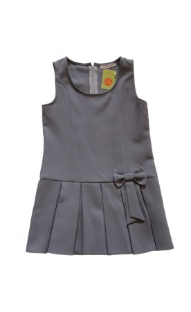 Categorie 1 - Sarafan fete scoala, funda aplicata, navy