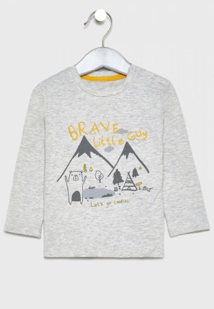 Set 3 piese bebe baiat, hanorac cu gluga galben, Babybol [2]