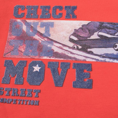 Set tricou bumbac si pantalon jeans, baiat, Babybol Barcelona [2]