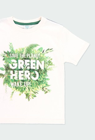 Set vara 2 piese baiat, bumbac, tricou cu pantalon scurt, verde, Boboli [4]