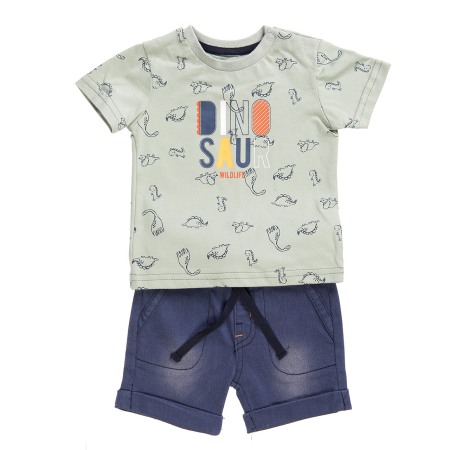 Fete/Baieti 2- 16 ani - Set vara baiat tricou si pantalon scurt, Babybol