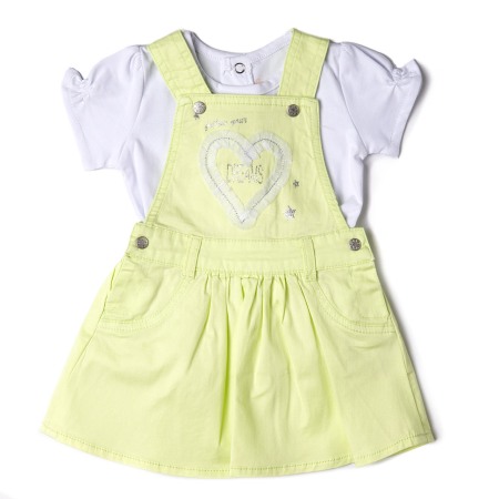 Fete - Set vara fetite sarafan cu tricou, Babybol