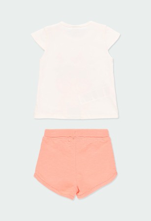 Set vara fetite, tricou maneca cu pantalon scurt,bumbac, Boboli [1]