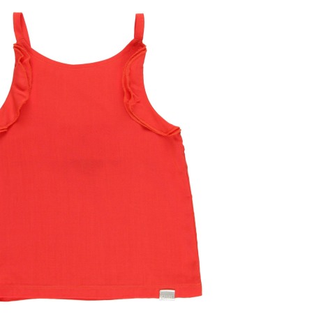 Top cu bretele fete, vascoza, rosu, Boboli [2]