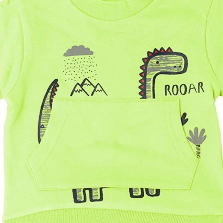 Trening baiat 2 piese, imprimeu dinozaur, fistic , Babybol [1]