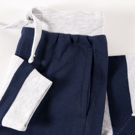 Trening 2/3 piese primavara - Trening baiat bumbac 3 piese, navy, Babybol