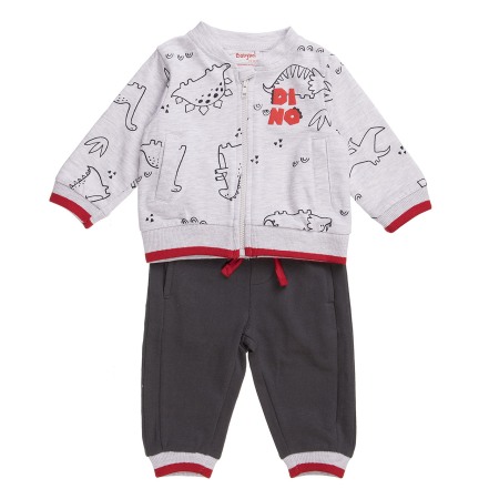 Baieti - Trening bumbac baieti , imprimeu dinozauri, gri, Babybol