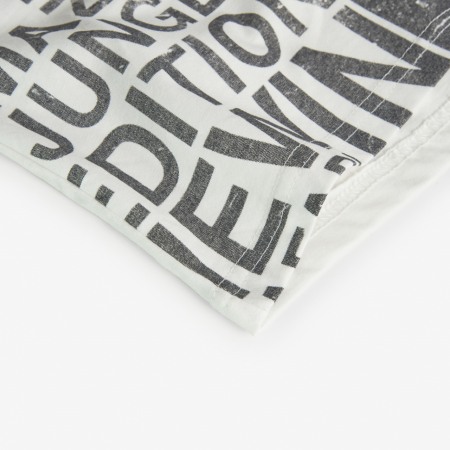 Tricou baiat maneca scurta,imprimeu grafic, alb, Boboli [3]