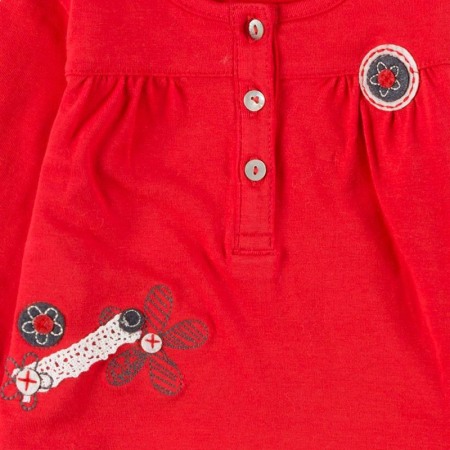 Tricou bebe fetita, orange, Boboli [2]