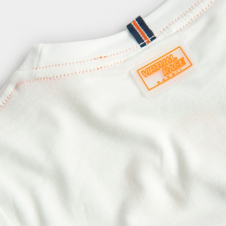 Tricou bumbac maneca lunga baiat, imprimeu text, alb, Boboli [3]