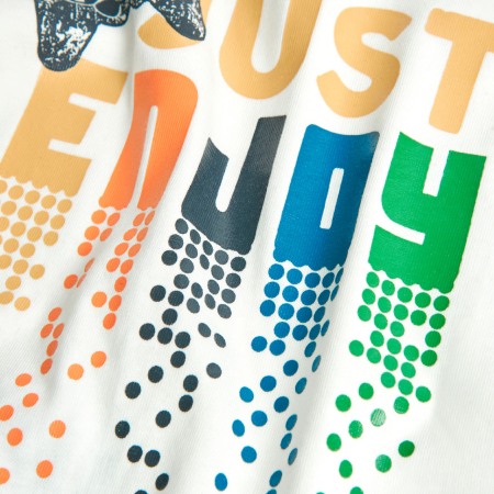 Tricou copii maneca lunga, bumbac,JUST ENJOY", Boboli [2]