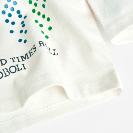 Tricou copii maneca lunga, bumbac,JUST ENJOY", Boboli [3]