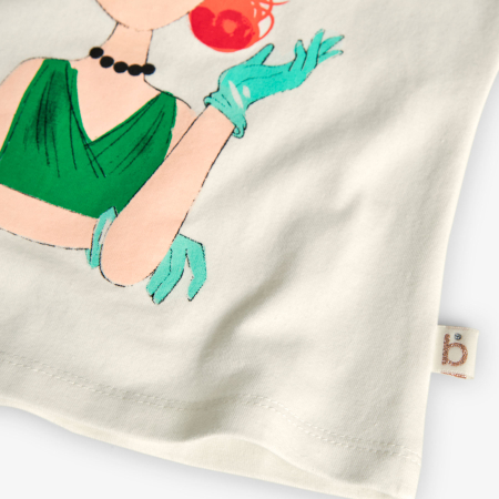 Tricou fete 4-14 ani, gama CHIC , imprimeu multicolor, bumbac better cotton, brand Boboli [3]