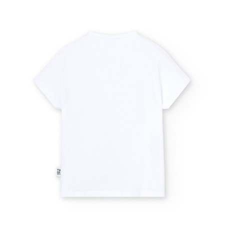 Tricou fete 4-16 ani, bumbac better cotton, imprimeu floral, alb, Boboli [1]