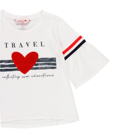 Tricou fete 7 - 16 ani cu maneca 3/4,Boboli [2]