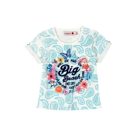 Fete - Tricou fete bumbac,maneca scurta ,Boboli