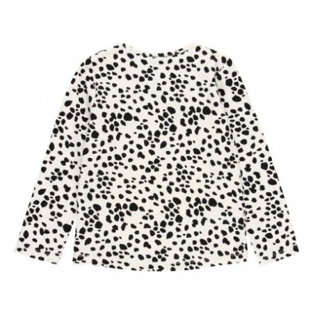 Tricou fete maneca lunga, bumbac, animal print, alb, brand Boboli [1]