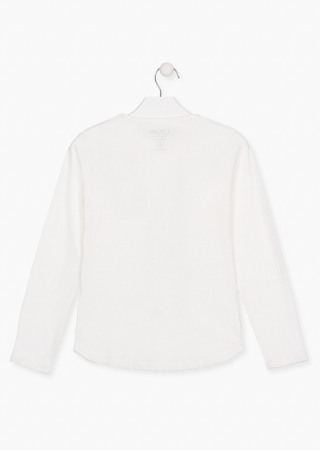 Tricou fete maneca lunga, imprimeu fetita, Losan [1]