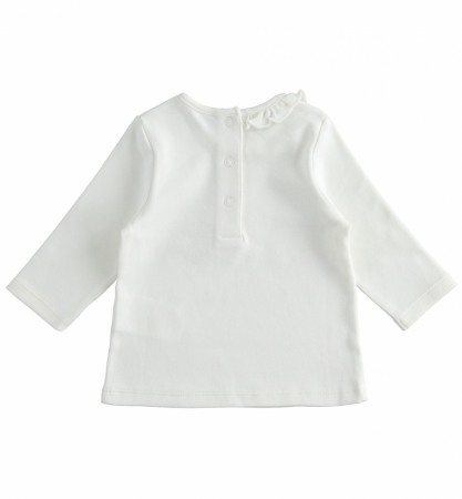 Tricou fetite 6-24 luni , imprimeu ratuste, crem, iDO [1]