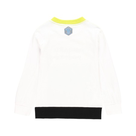 Tricou maneca lunga baiat, imprimeu text verde, Boboli [1]