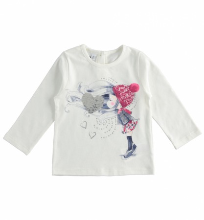 Fete/Baieti 2- 16 ani - Tricou maneca lunga fete 2 -7 ani , paiete reversibile, iDO