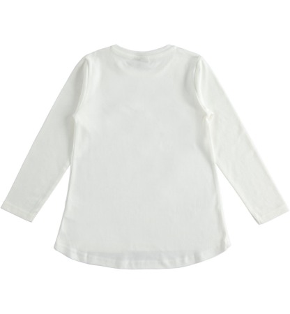 Tricou maneca lunga fete,aplicatie inima cu perle, iDO [1]