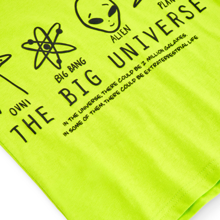 Tricou maneca scurta baieti, ALIEN, bumbac, verde, brand Boboli [2]