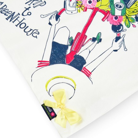 Tricou maneca scurta fete, imprimeu floral, alb,Boboli [2]