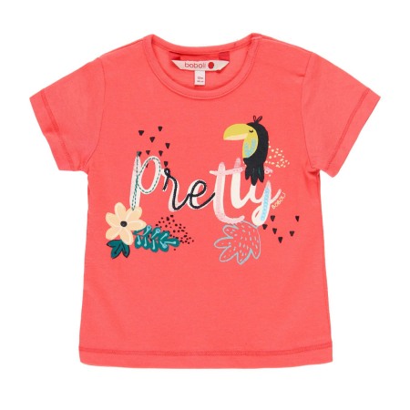 OUTLET - Tricou maneca scurta fetite pretty, Boboli