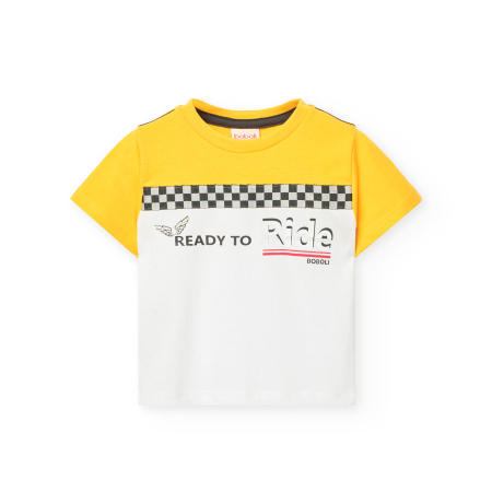 Tricouri maneca scurta - Tricou maneca scurta formula 1 baiat 1-8 ani, ready to ride, brand Boboli