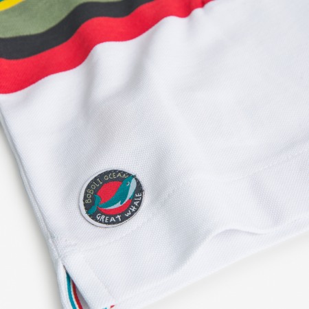 Tricou polo baiat, maneca scurta, dungi multicolore, Boboli [3]