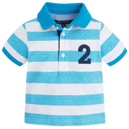 Tricouri maneca scurta - Tricou polo maneca scurta bebe Mayoral