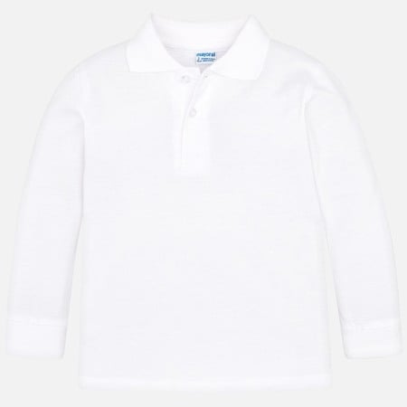 Baieti - Tricou scoala polo alb, Mayoral