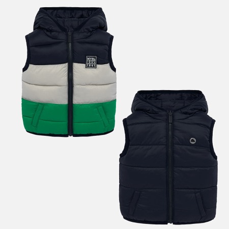 Geci /Salopeta iarna bebe - Vesta matlasata reversibila bebe baiat, Mayoral