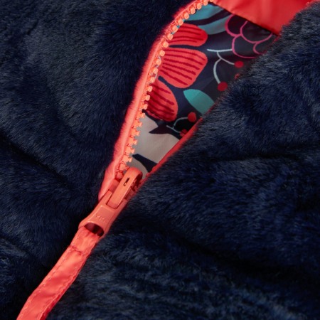 Vesta reversibila fete, imprimeu floral, Boboli [5]