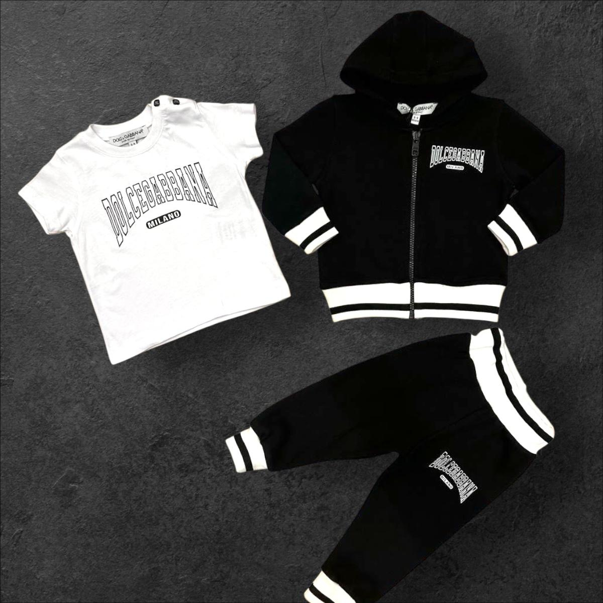 Combleu DG  3 Piese Negru + Alb [2]