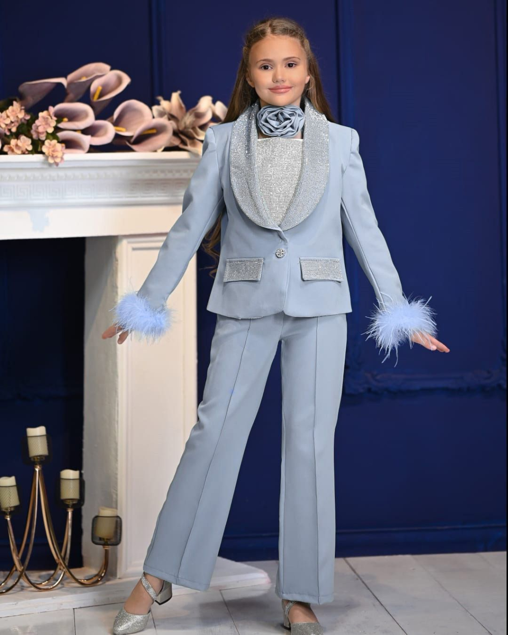 Set Feyza Albastru 3 Piese [2]