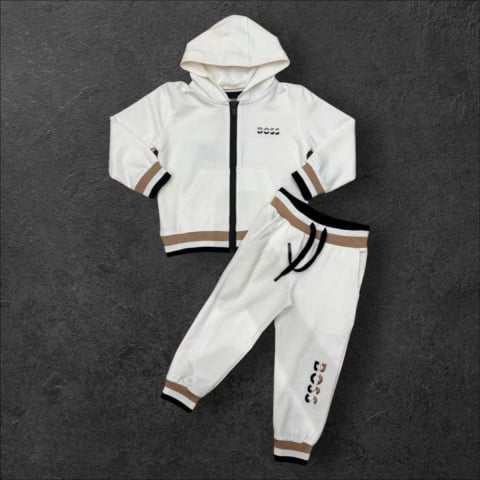 Hainute Copii - Combleu B S  2 Piese Alb