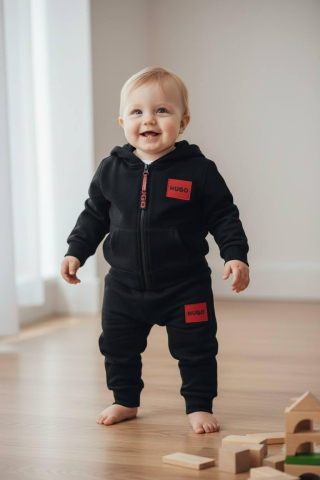 Hainute Copii - Combleu HU 2 Piese Black