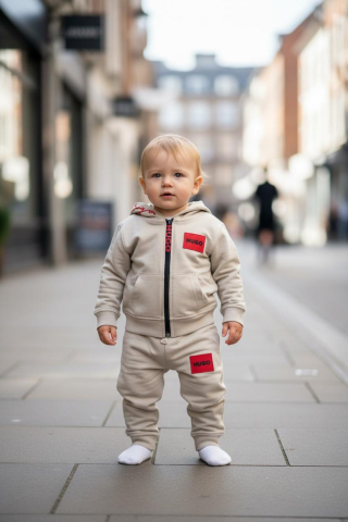 Hainute Copii - Combleu HU 2 Piese Gray