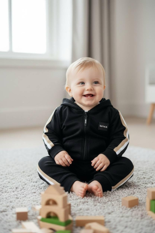 Seturi 0-4 Ani - Combleu BO 2 Piese Black