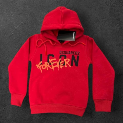 Hainute Copii - Hanorac DSQ ROSU