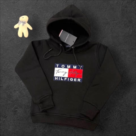 Hainute Copii - Hanorac TH Negru