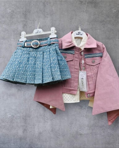 Compleuri Fetite - Set Rosse 3 Piese