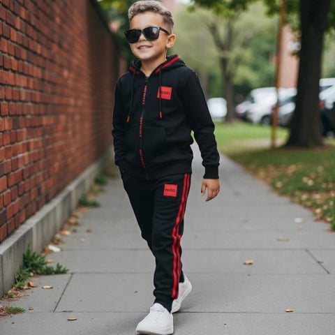 Hainute Copii - Trening H U Negru