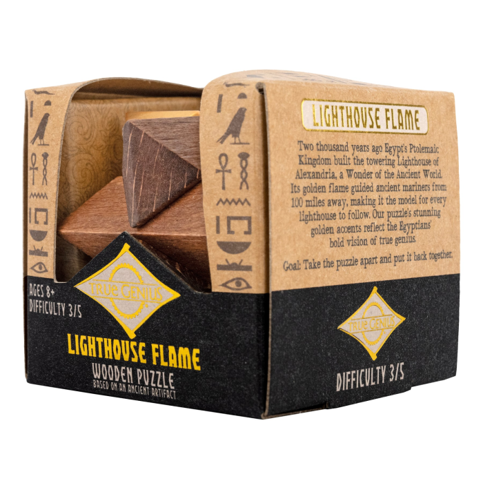 Joc logic IQ 3D din lemn - Lighthouse Flame [6]