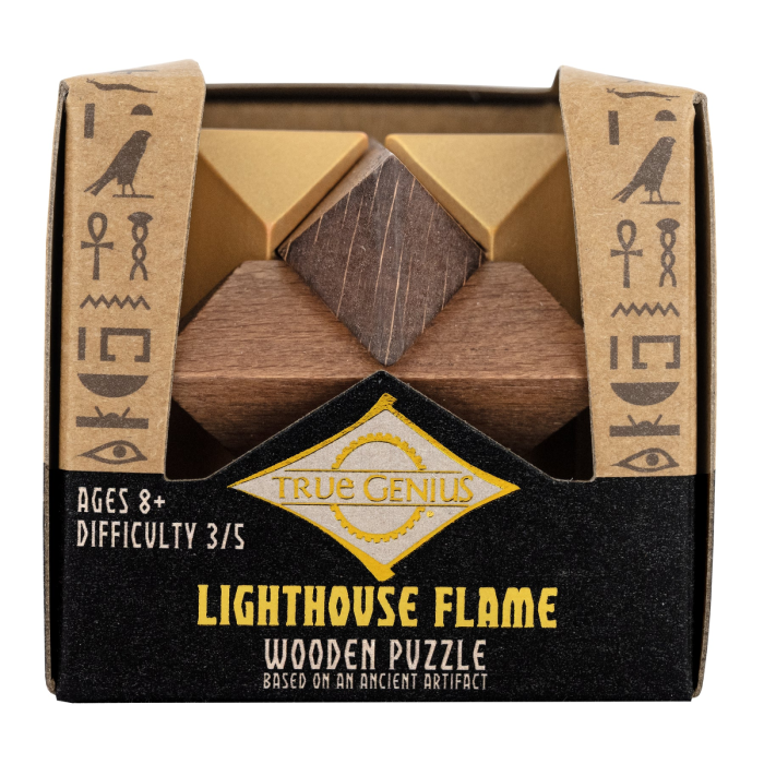 Joc logic IQ 3D din lemn - Lighthouse Flame [4]