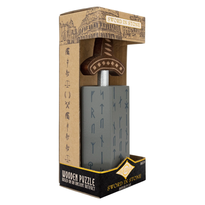 Joc logic IQ 3D din lemn - Sword in the Stone [5]