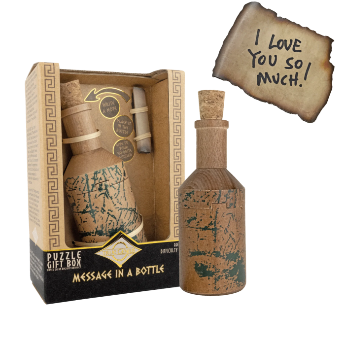 Joc logic IQ cadou cu mesaj ascuns - Message in a Bottle [5]
