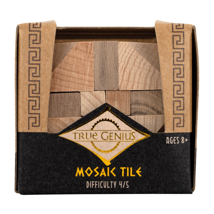 Joc logic IQ din lemn, 12 piese - Mosaic Tile [6]